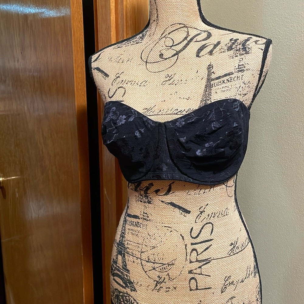 Soma by Chicos Black Strapless Bra Size 38D